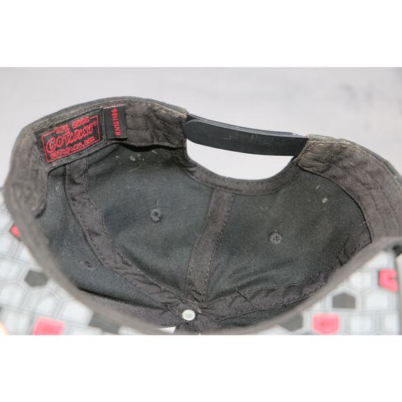 Redcon1 Hat Cap Snap Back Black Red Embroidered Patch Mens RC1 Logo - Picture 7 of 8